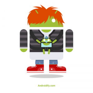 Mutter mit Kind (created with Androidify)